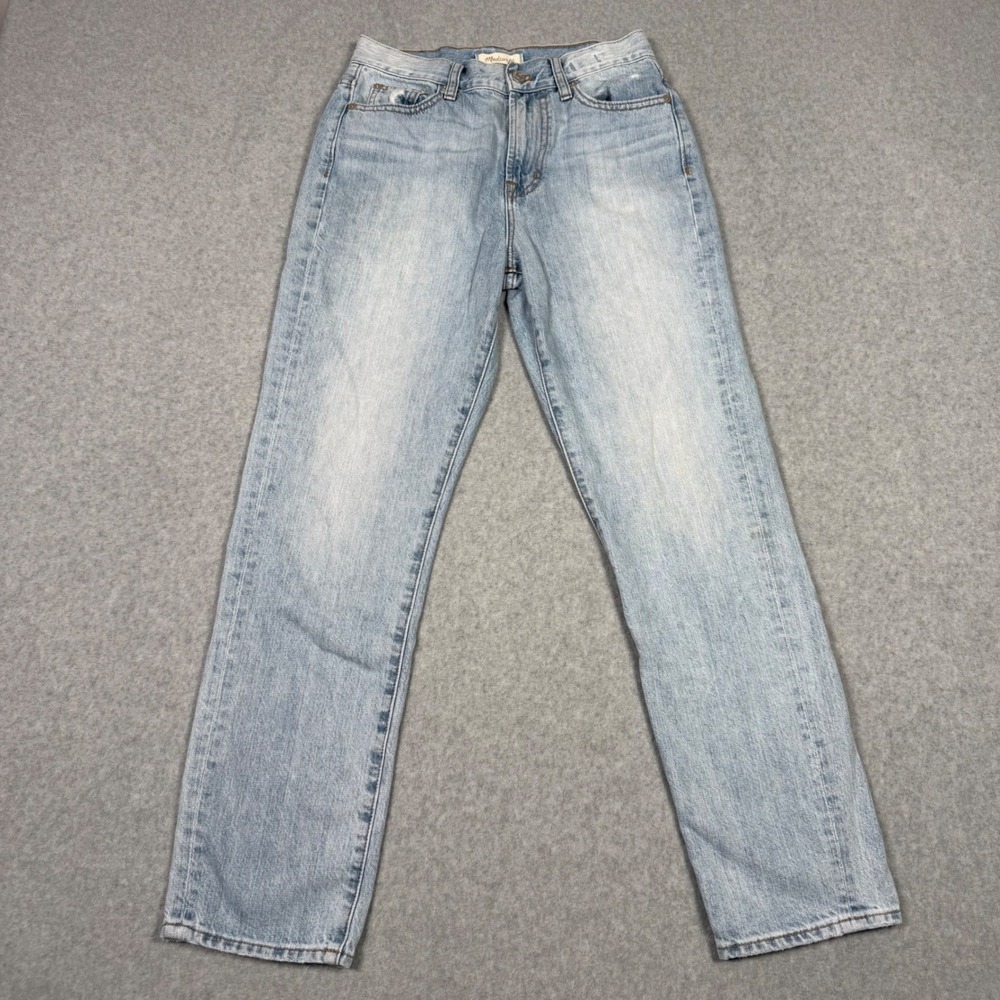 Madewell The Perfect Vintage Jean Light Wash High Rise Straight Leg Denim 26